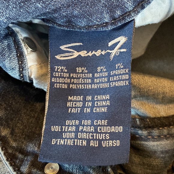 👖 Seven7 gaucho jeans cropped light wash - Picture 10 of 11